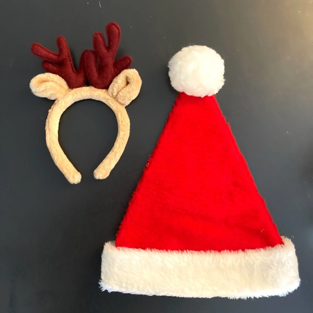 Santa hat and reindeer antlers! - Picture 3 of 3